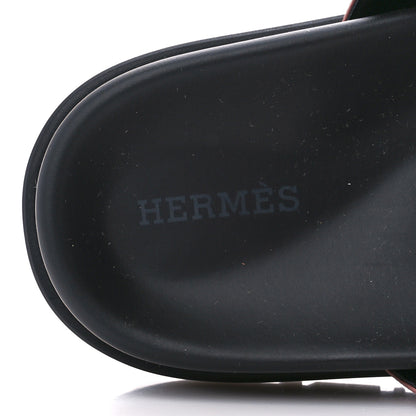 Hermes Satin Crepe Chypre Sandals 36 Bois De Rose 7 of 9