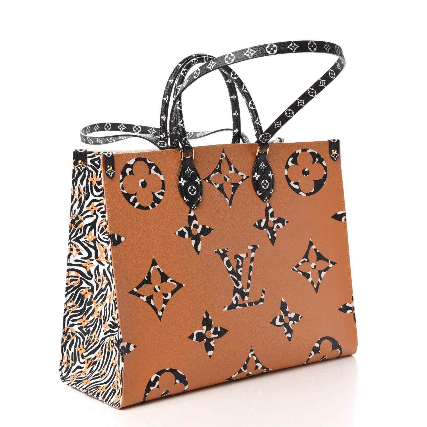 Louis Vuitton Monogram Giant Jungle Onthego GM Ivory 3 of 10
