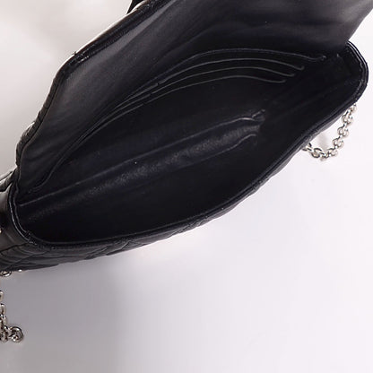 Christian Dior Lambskin Cannage New Lock Pouch Black 6 of 9