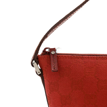 Gucci Monogram Boat Pochette Red 11 of 13