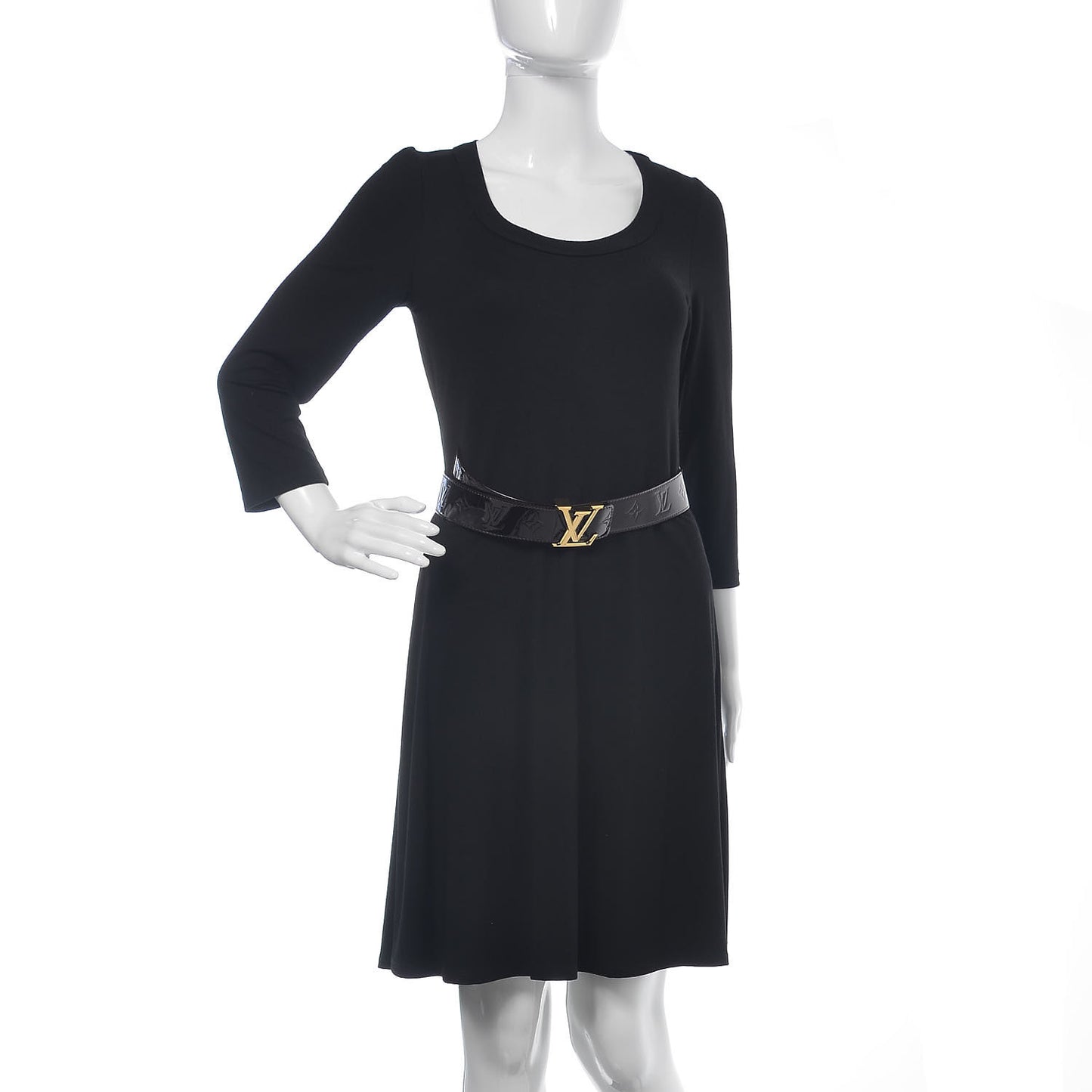 Vernis LV Facettes Belt 80 32 Amarante