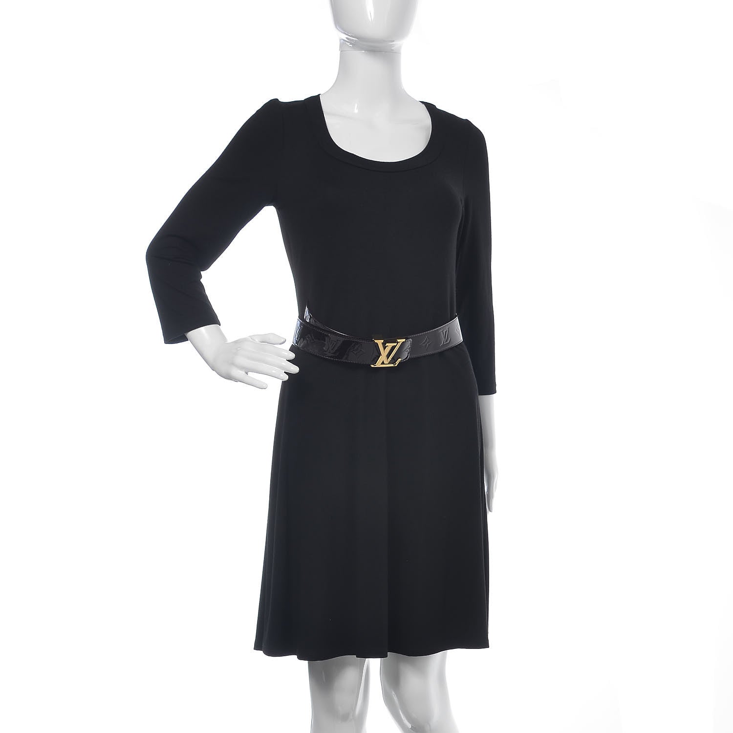 Louis Vuitton Vernis LV Facettes Belt 80 32 Amarante 2 of 7