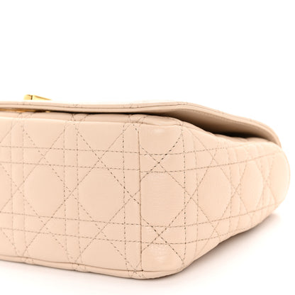 Christian Dior Supple Calfskin Cannage Medium Caro Bag Beige 9 of 9