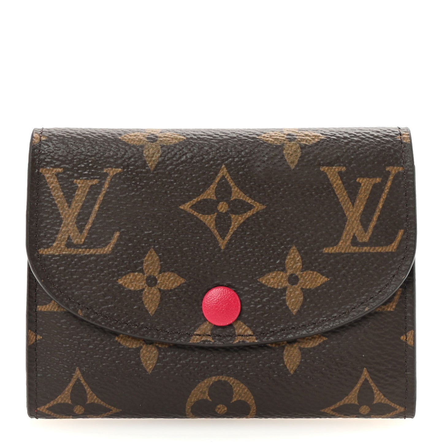 Monogram Rosalie Coin Purse Fuchsia