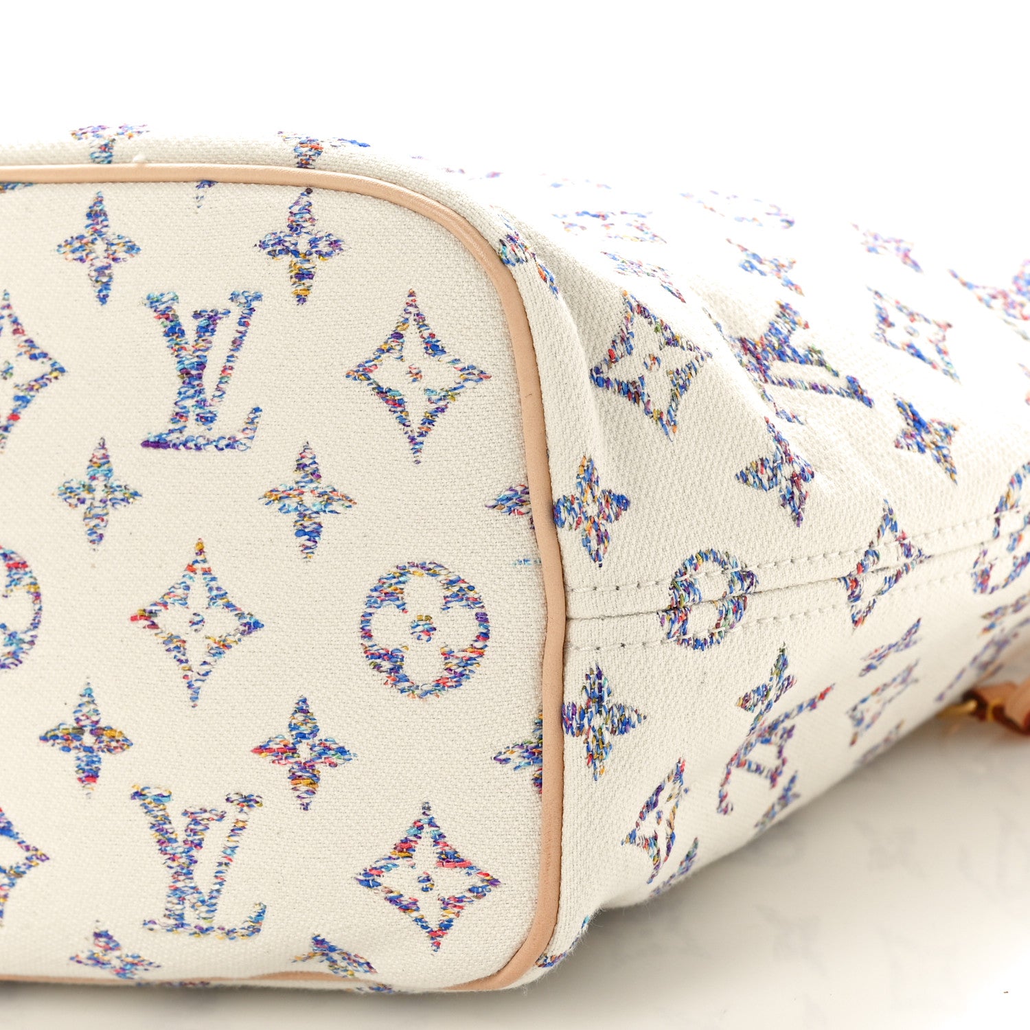 Louis Vuitton Monogram Jacquard Neverfull MM Multicolor Beige 10 of 10