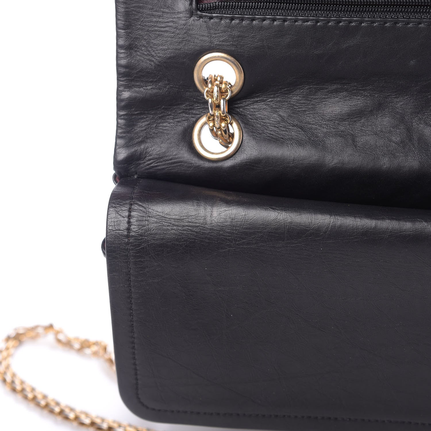 Chanel Aged Calfskin Quilted 2.55 Reissue 227 Flap Black 14 of 15