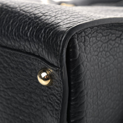 Burberry Heritage Grain Calfskin Large Clarborough Tote Black 9 of 10