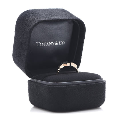 Tiffany 18K Rose Gold Black Onyx T Wire Ring 52 6 6 of 6