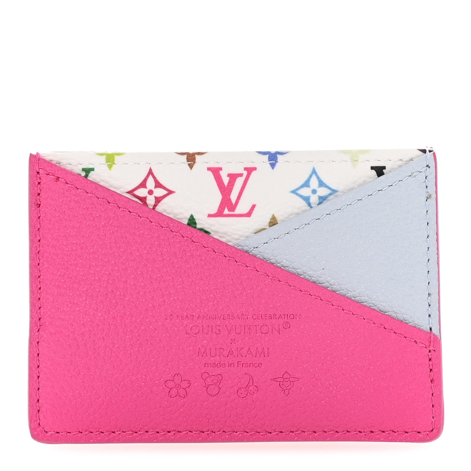 Louis Vuitton LV X TM Monogram Multicolor Criss-Cross Card Holder Kawaii Pink 1 of 7