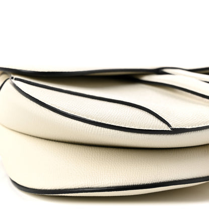 Christian Dior Grained Calfskin Saddle Bag With Strap Latte 9 of 12
