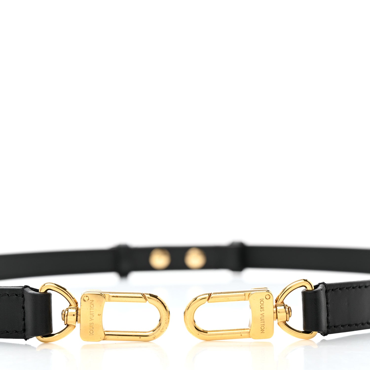 Louis Vuitton Calfskin Neonoe Shoulder Strap Black 4 of 4