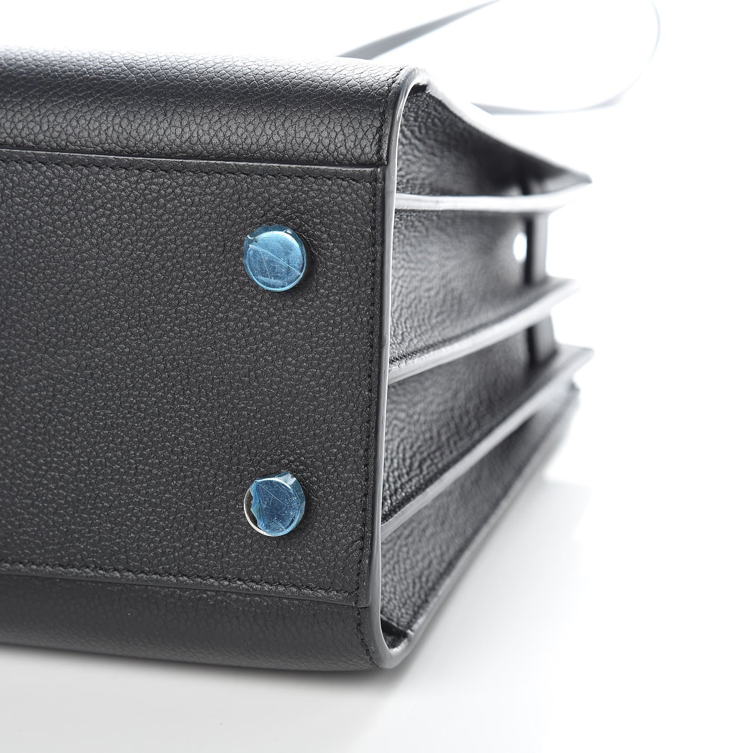 Saint Laurent Grained Calfskin Baby Sac De Jour Black 11 of 11