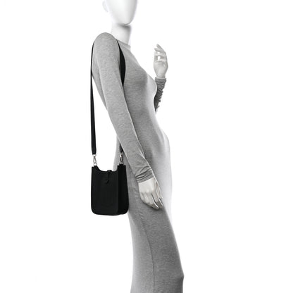 Hermes Taurillon Clemence Evelyne TPM Black 2 of 11