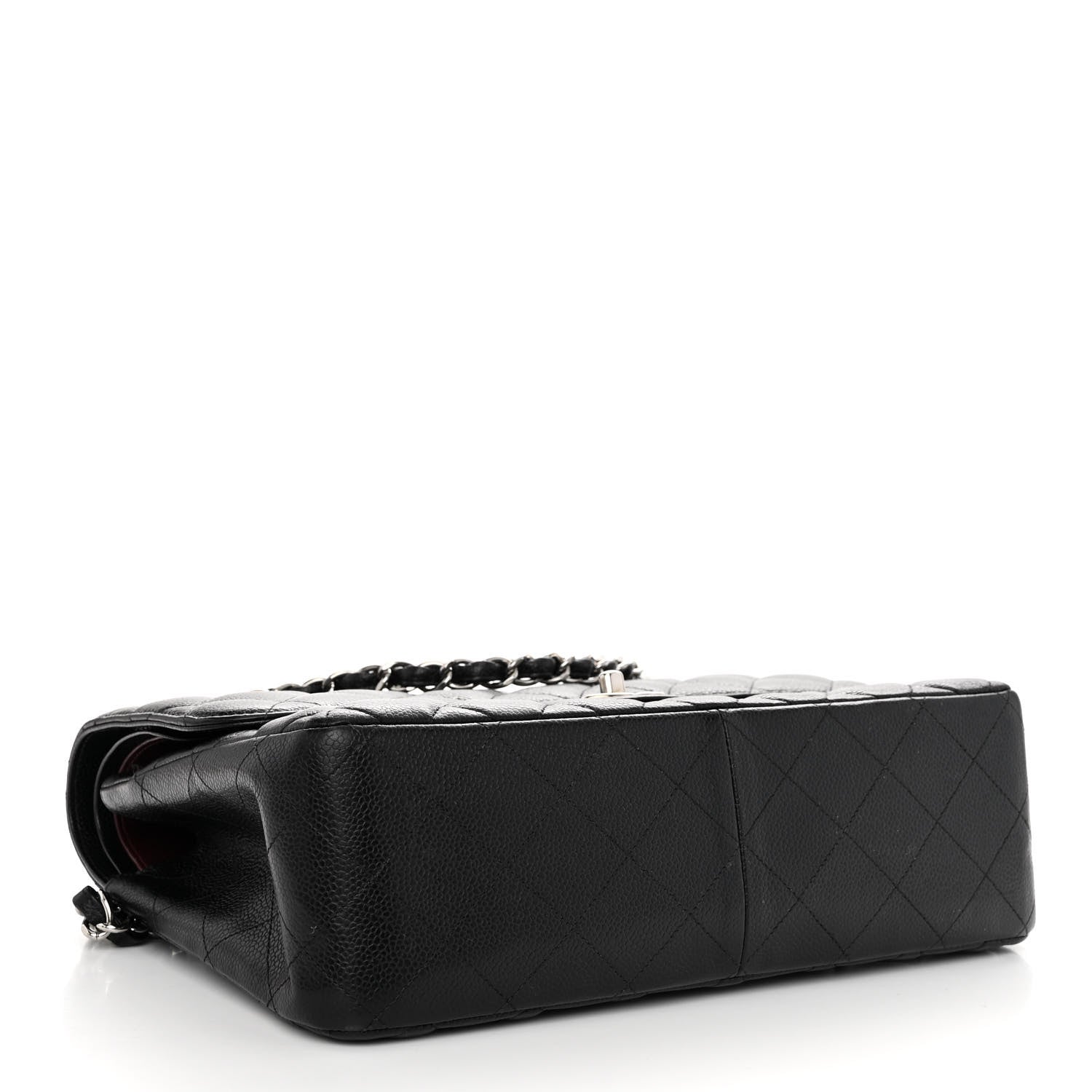 Chanel Caviar Quilted Jumbo Double Flap Black 4 of 12