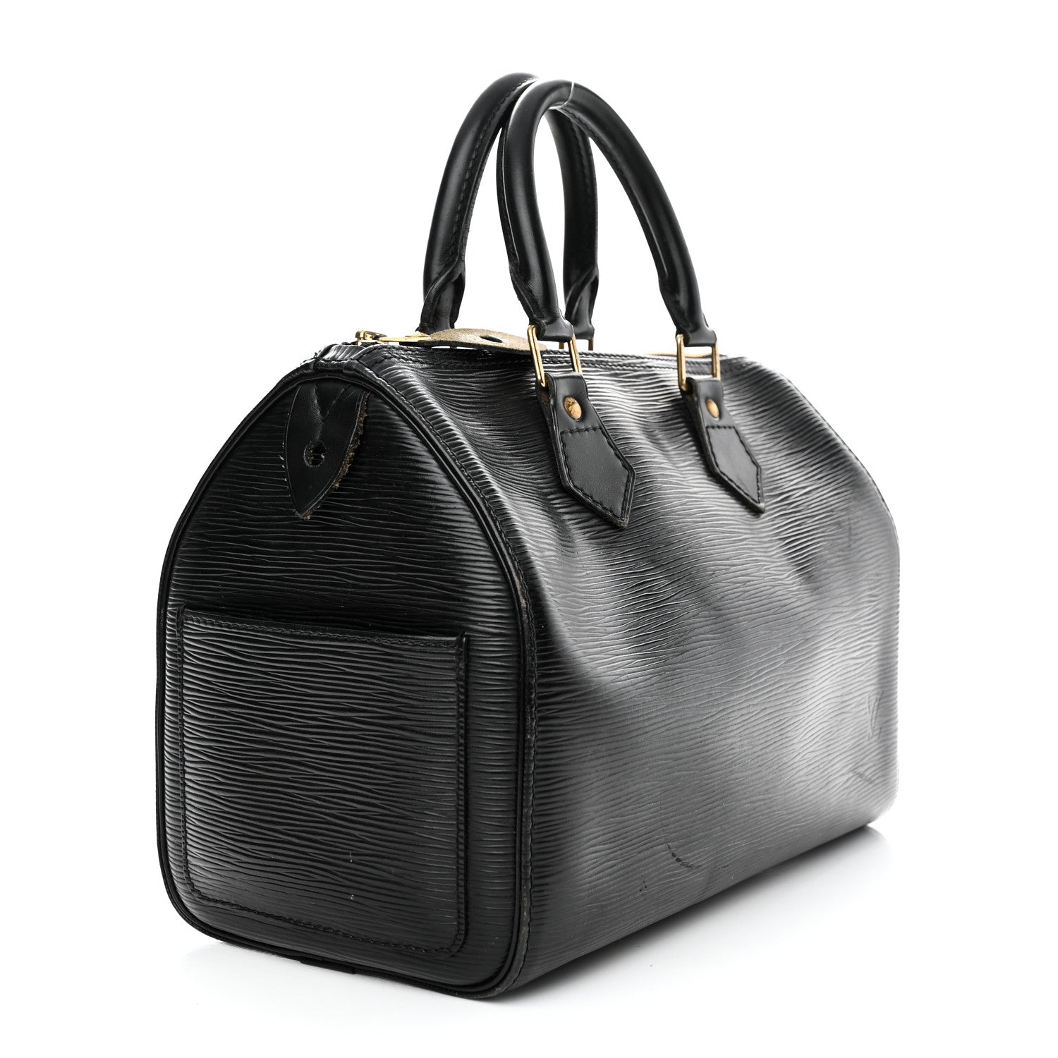 Louis Vuitton Epi Speedy 25 Black 2 of 20