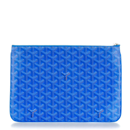 Goyard Goyardine Senat Pochette MM Sky Blue 1 of 8