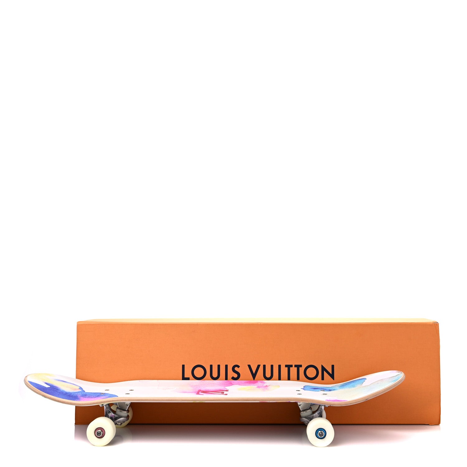 Louis Vuitton Monogram Watercolor Wood Skateboard Multicolor 8 of 8