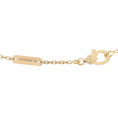 Van Cleef & Arpels VAN CLEEF &amp; ARPELS 18K Yellow Gold Guilloche Vintage Alhambra Pendant Necklace 5 of 6