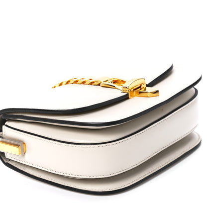 Gucci Azalea Calfskin Mini Sylvie 1969 Flap Messenger Bag Mystic White 12 of 13