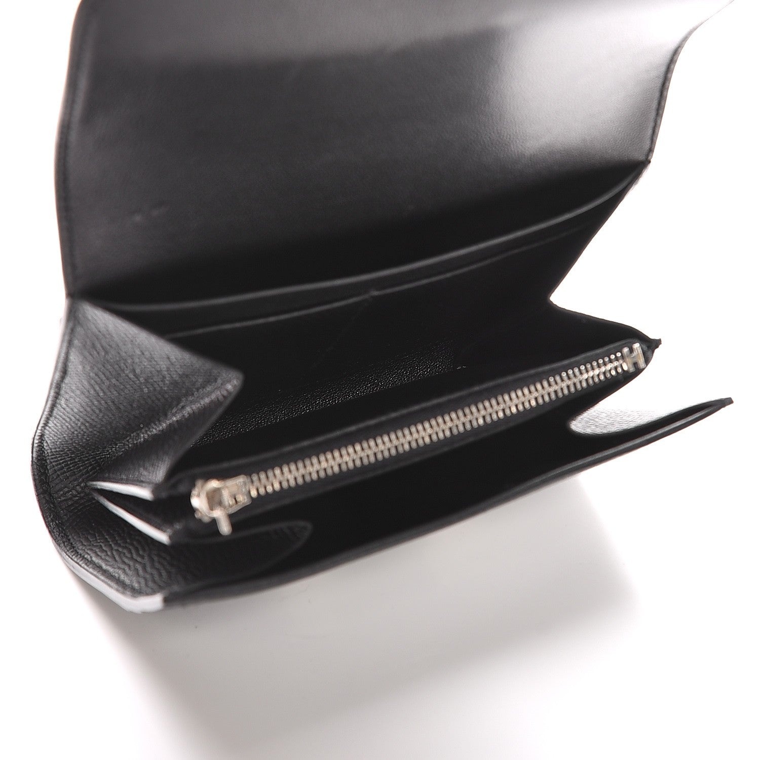 Hermes Epsom Constance Short Wallet Black 5 of 10