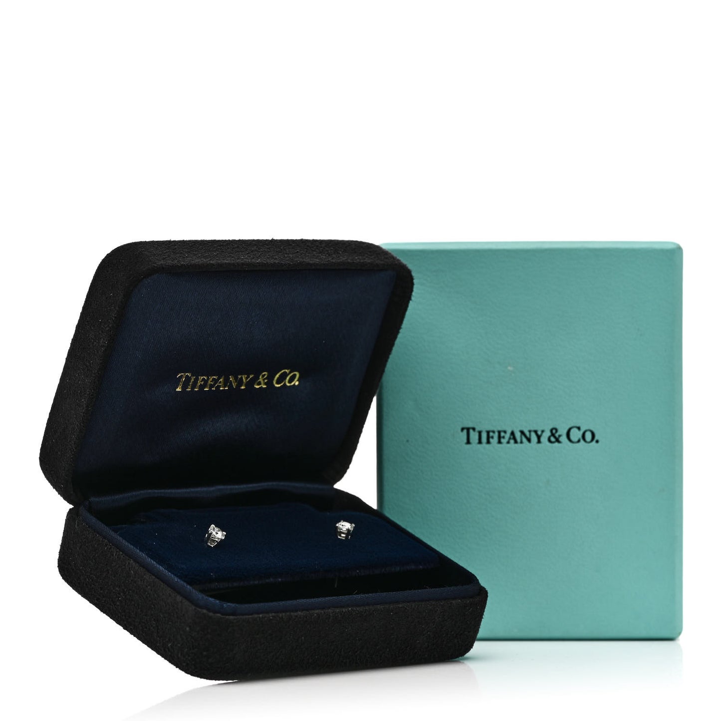 Platinum Diamond .36ctw Solitaire Earrings