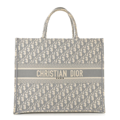 Christian Dior Oblique Large Book Tote Grey 1 of 16