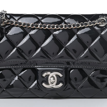 Chanel Patent Quilted Small Coco Shine Flap Black 8 of 15
