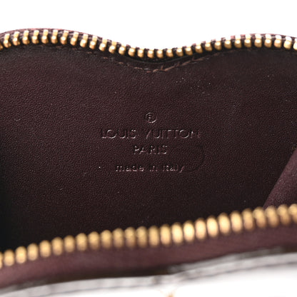 Louis Vuitton Vernis Coeur Heart Coin Purse Amarante 6 of 10
