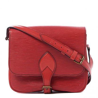 Louis Vuitton Epi Cartouchiere 22 Red 1 of 8