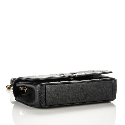 Chanel Caviar Quilted Medium CC Filigree Flap Black 4 of 7
