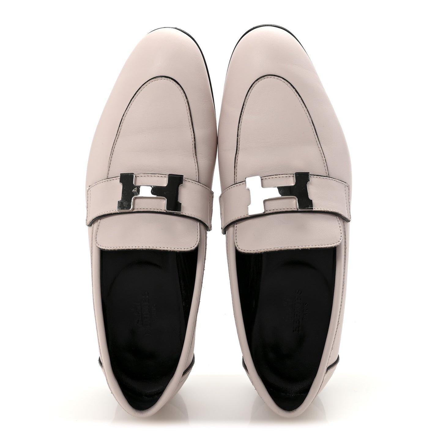 Calfskin Womens Paris Loafers 36 Rose Petale