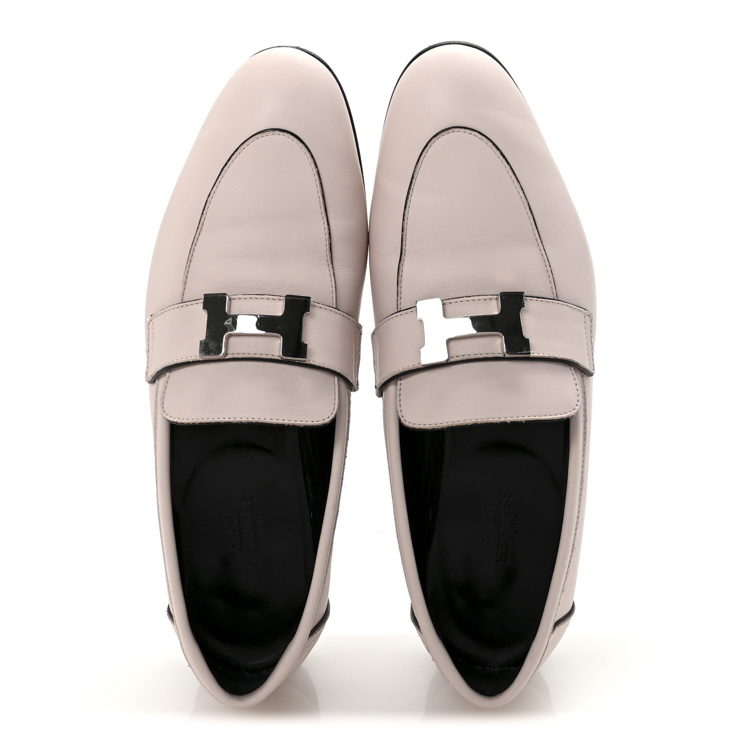 Hermes Calfskin Womens Paris Loafers 36 Rose Petale 2 of 10