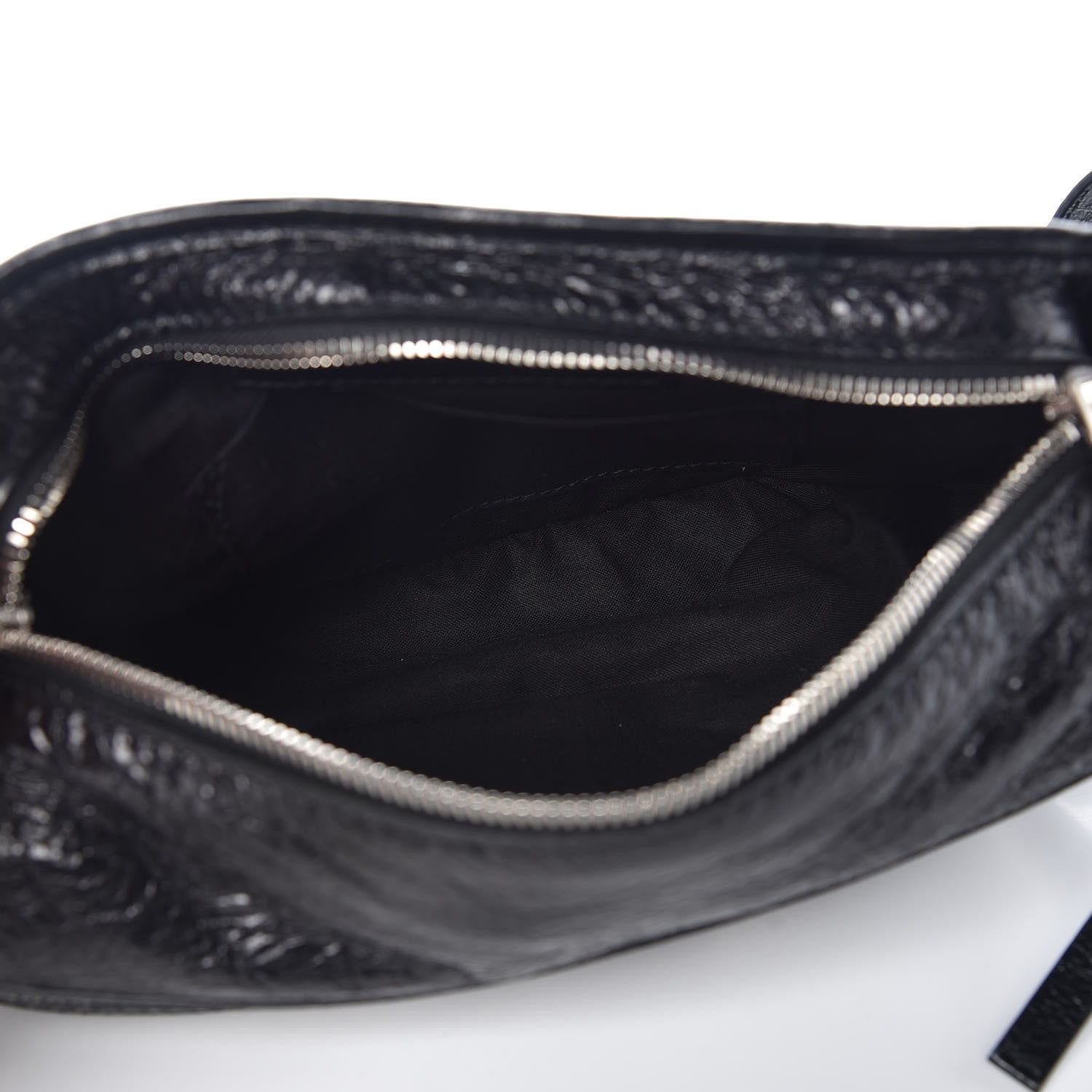 Balenciaga Lambskin Classic Hardware Neo Lift Hip Bag Black 5 of 7