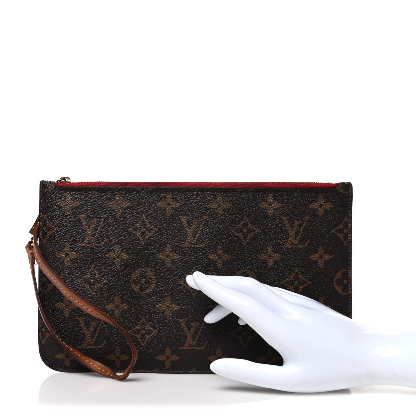 Monogram Neverfull MM GM Pochette Cherry