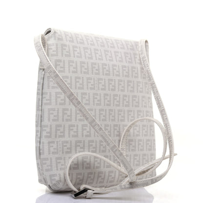 Fendi Zucchino Spalmati Tube Messenger White 3 of 14