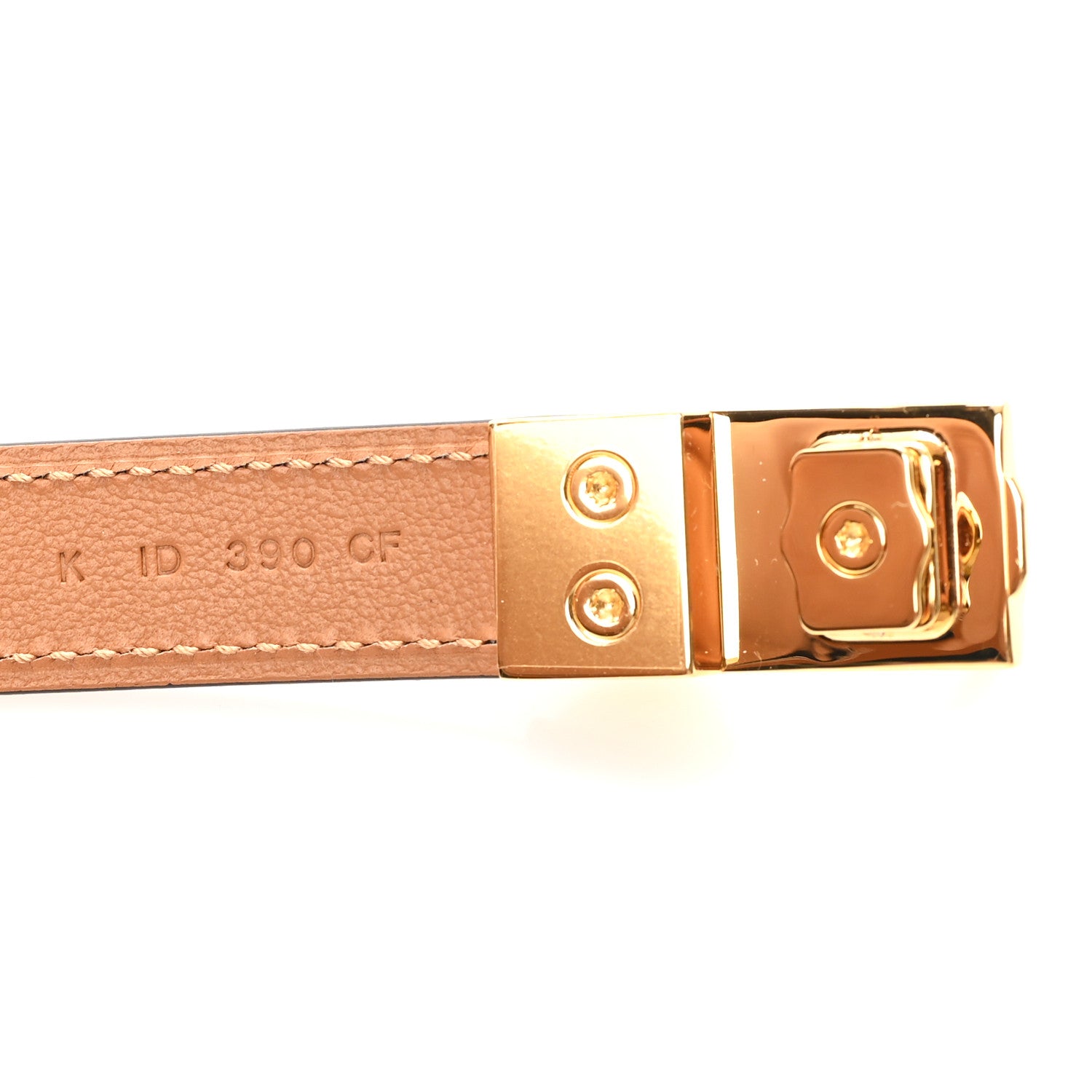 Hermes Epsom Rivale 18 Belt  Mauve Pale 3 of 4