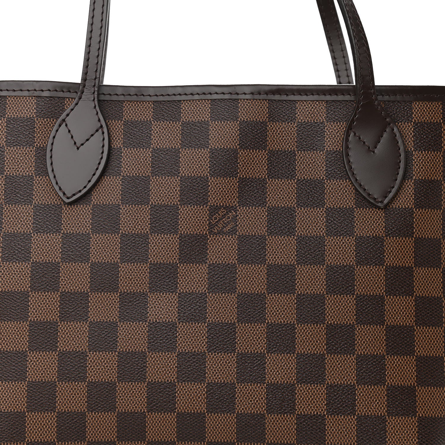 Louis Vuitton Damier Ebene Neo Neverfull MM Rose Ballerine 7 of 9
