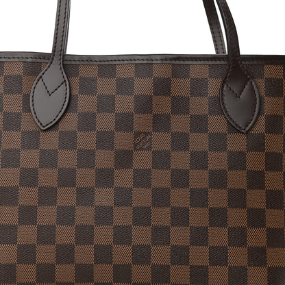 Louis Vuitton Damier Ebene Neo Neverfull MM Rose Ballerine 7 of 9