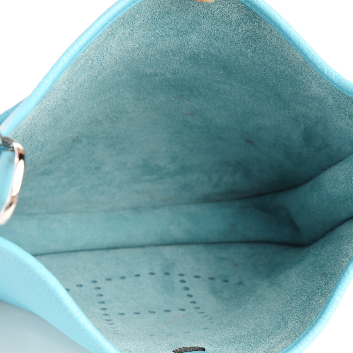 Hermes Taurillon Clemence Evelyne III PM Bleu Atoll 3 of 12