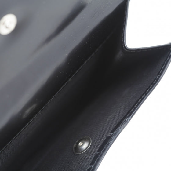Prada Spazzolato French Flap Wallet Black 7 of 10