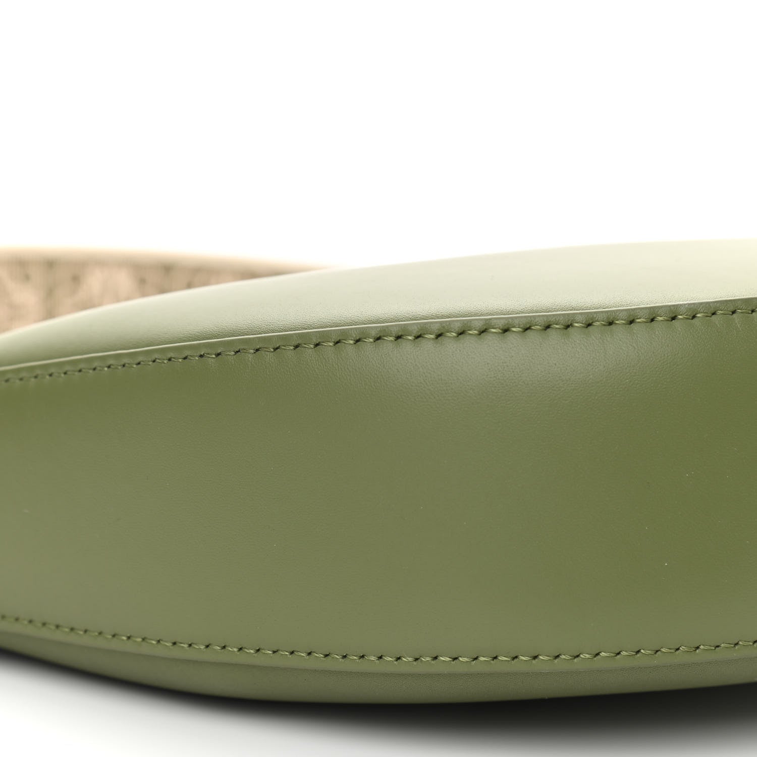 Loewe Satin Calfskin Jacquard Luna Bag Avocado Green 9 of 10