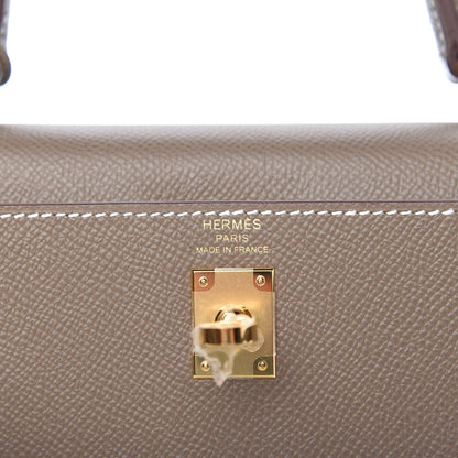 Hermes Epsom Kelly Sellier 25 Etoupe 8 of 11