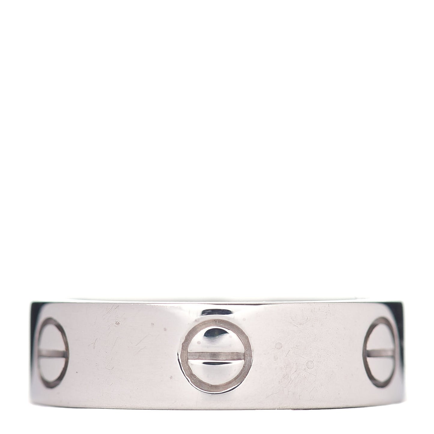 18K White Gold 5.5mm LOVE Ring 59 8.75