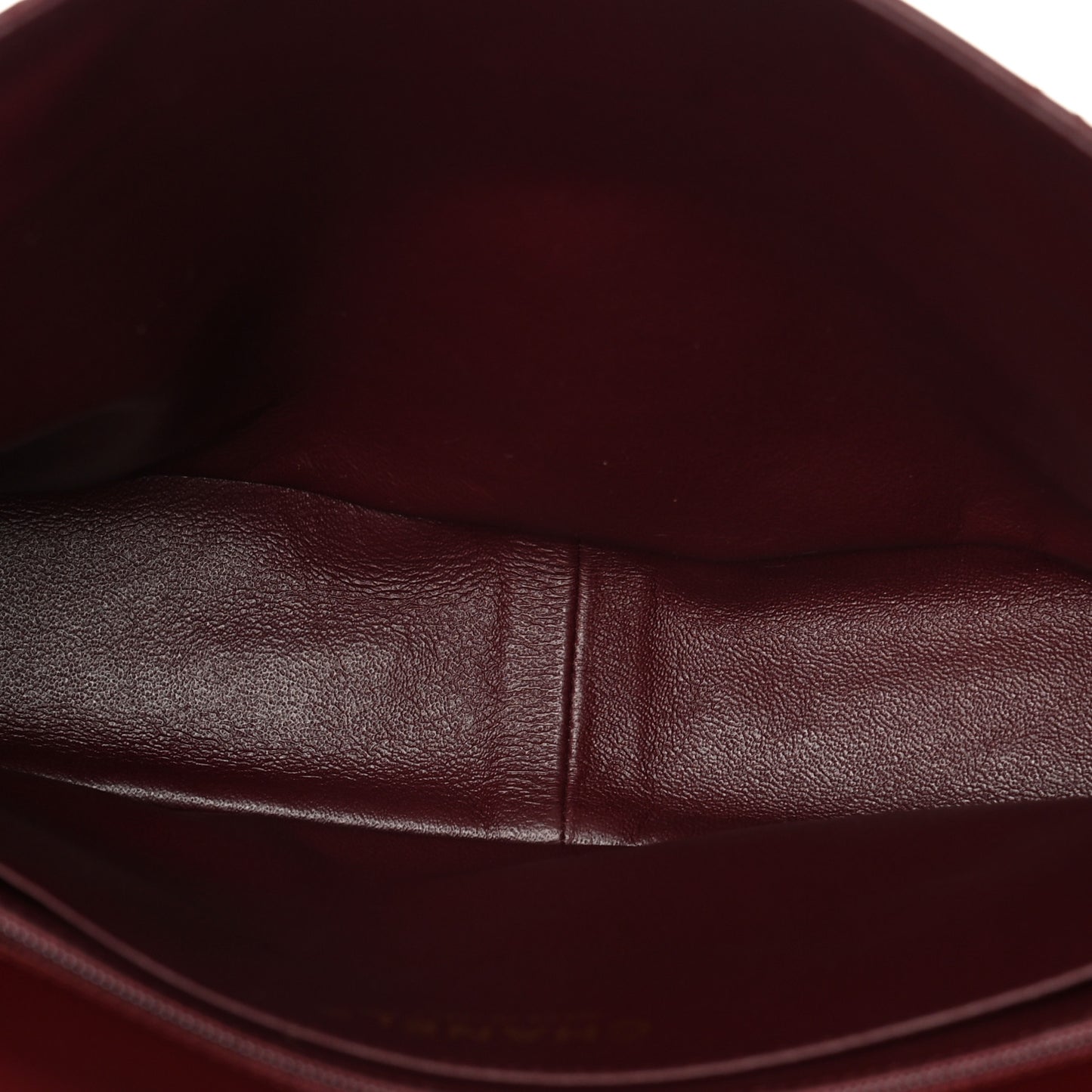 Lambskin Quilted Large Chic With Me Flap Rouge Fonce