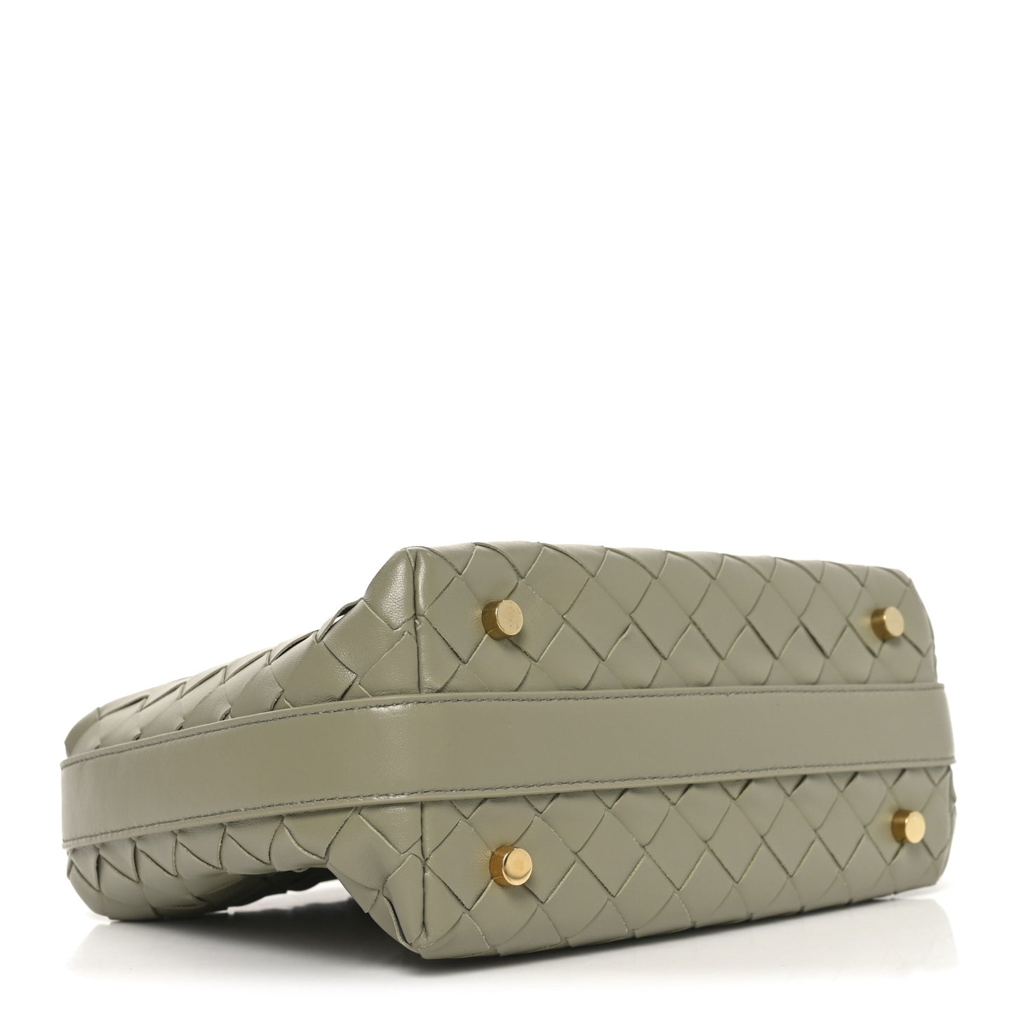 Calfskin Nappa Intrecciato Wallace Travertine