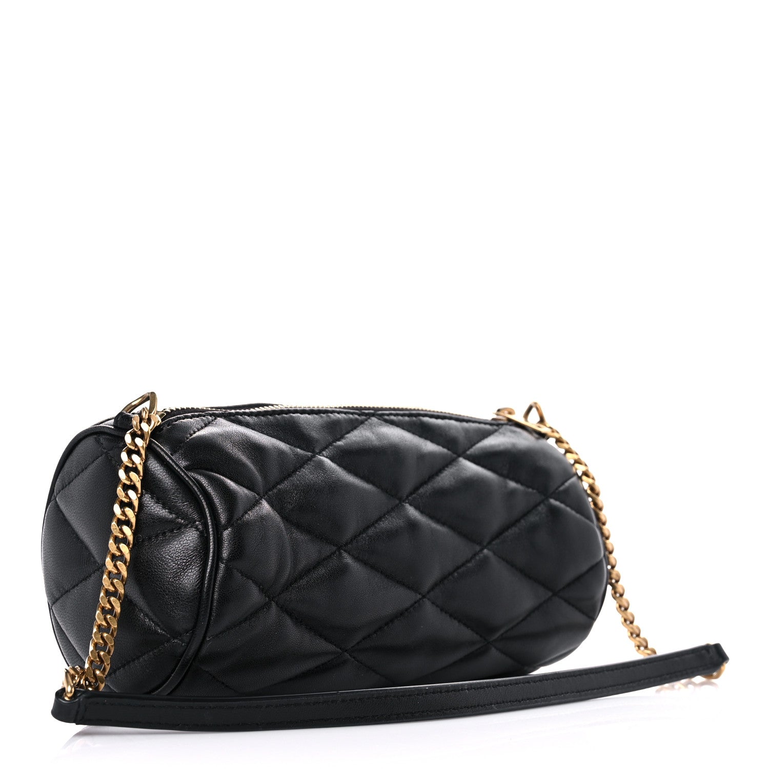 Saint Laurent Lambskin Monogram Mini Sade Tube Bag Black 3 of 10