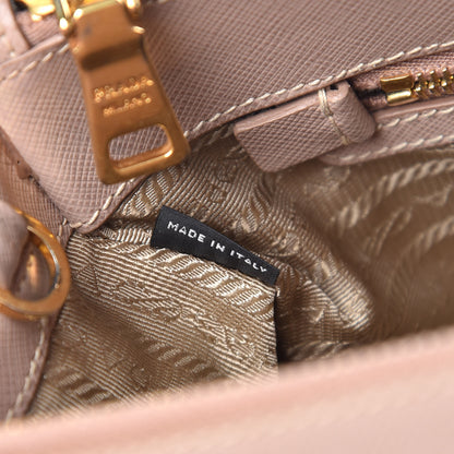 Prada Saffiano Small Galleria Double Zip Tote Cammeo 8 of 17