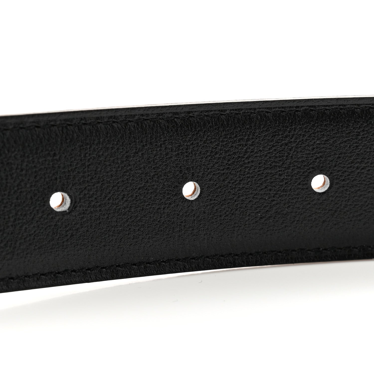 Hermes Box Togo So Black 32mm H Belt 75 Black Gold 4 of 5
