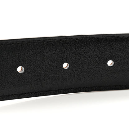Hermes Box Togo So Black 32mm H Belt 75 Black Gold 4 of 5