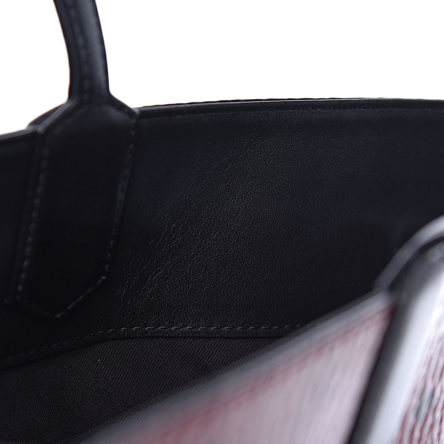 Metallic Visetos Shopper Tote Scooter Red